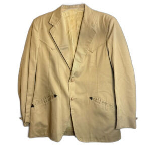 BW Westernwear Tan Western Blazer  44R single vent some‎ staining see pictures